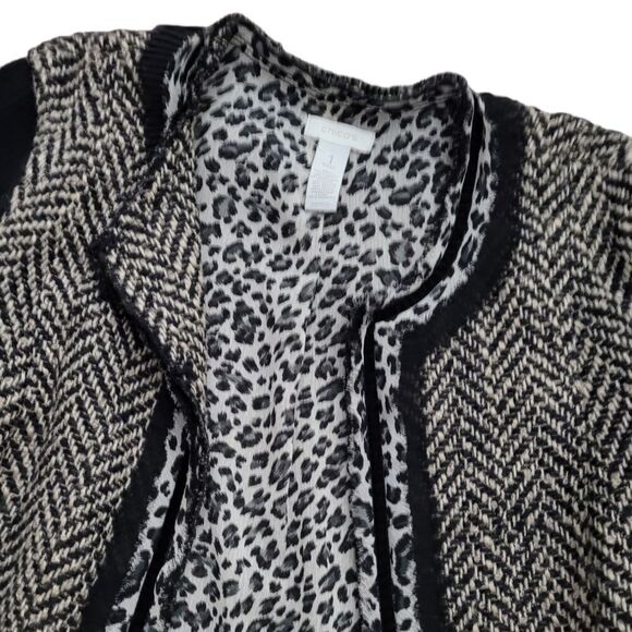 𝅺Chicos leapord open front jacket‎ - Picture 2 of 5